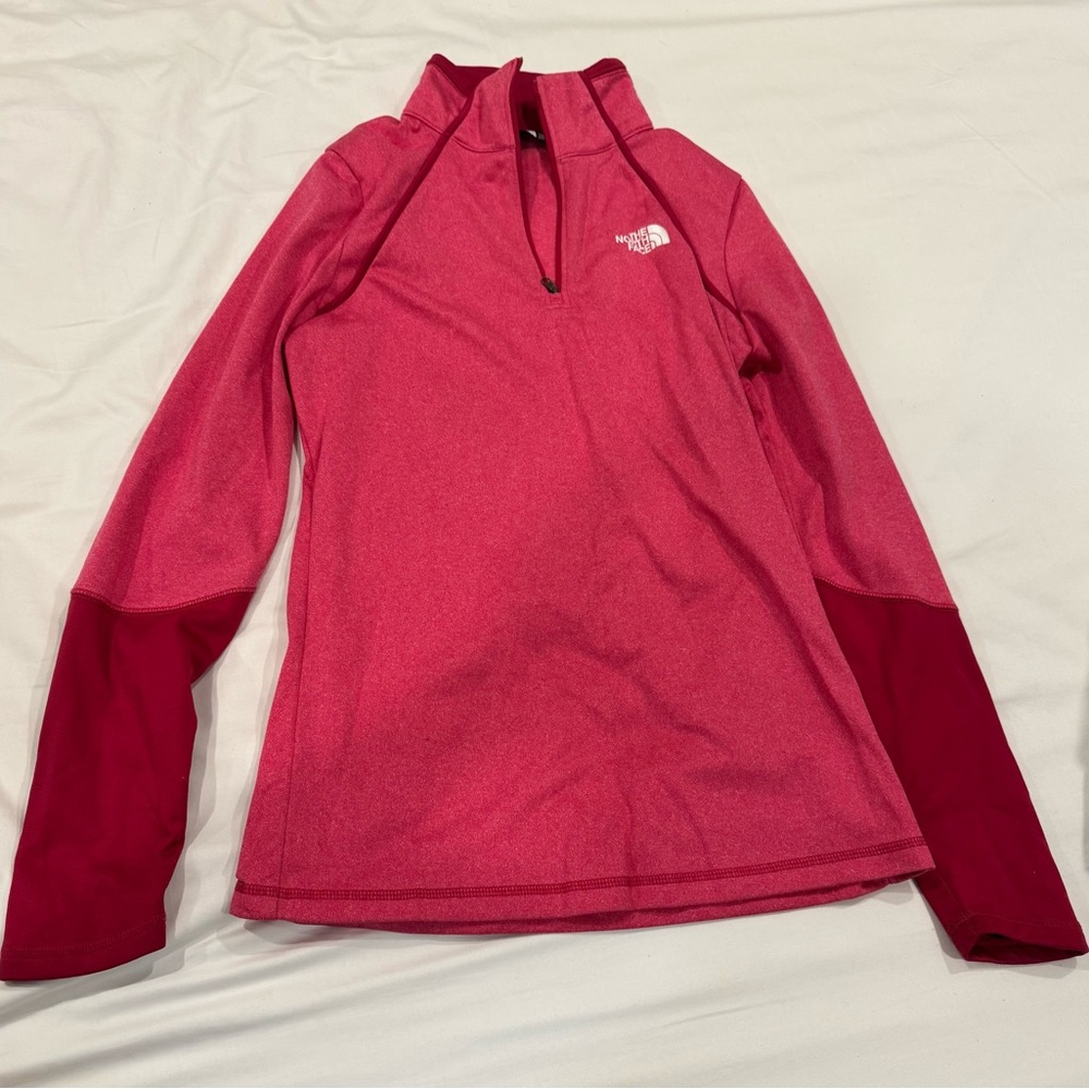 The North Face Fuchsia and Red Pullover
